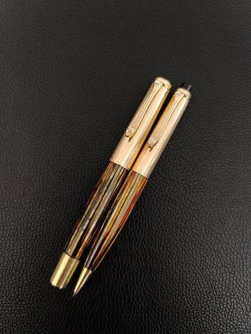 Pelikan - 500 Double L Brown Tortoiseshell KM Nib set -