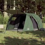 vidaXL Tente de camping tunnel 4 personnes vert, Neuf