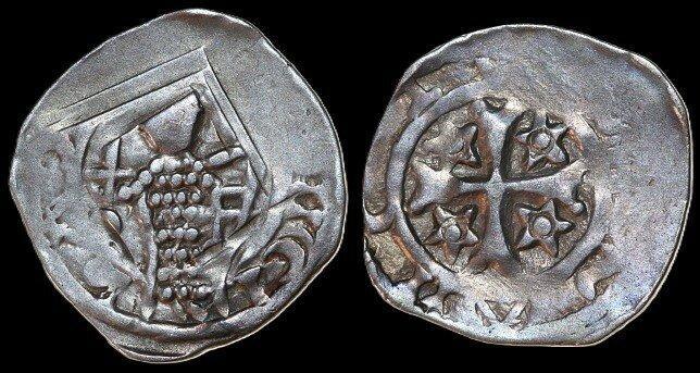 1202-1256 Kaernten St Veit Bernhard Ii Pfennig Nd Cna Cb 17, Postzegels en Munten, Munten | Europa | Niet-Euromunten, België, Verzenden