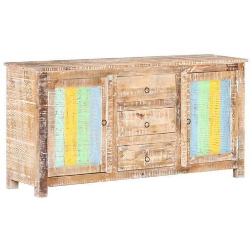vidaXL Dressoir 151x40x75 cm ruw acaciahout, Huis en Inrichting, Kasten | Dressoirs, Nieuw, Verzenden