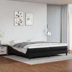 vidaXL Bedframe kunstleer zwart 200x200 cm, Huis en Inrichting, Slaapkamer | Bedden, Verzenden, Nieuw