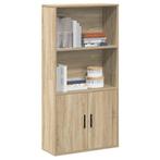 vidaXL Boekenkast 60x24x120 cm bewerkt hout sonoma, Huis en Inrichting, Kasten | Boekenkasten, Verzenden, Nieuw