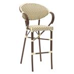 Barkruk | MILANO | Aluminium Rotan/Aluminium | Beige |, Verzenden, Nieuw in verpakking