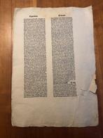 Saint Antonin de Florence - Feuillet d’incunable original