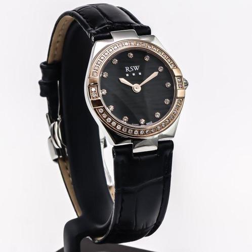 RSW - Swiss Diamond Watch - RSWL156-SRL-D-3 - Sans Prix de, Handtassen en Accessoires, Horloges | Heren