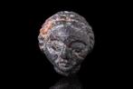 Oud-Romeins Stenen Nubisch hoofd  (Zonder Minimumprijs)