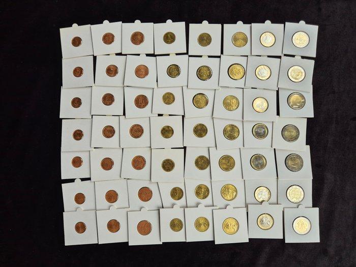 Europa. Series 1 Cent - 2 Euro 2007/2023 (7 series) (Zonder, Postzegels en Munten, Munten | Europa | Euromunten