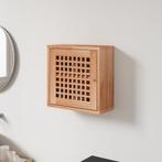vidaXL Wandkast 42x18x42 cm massief walnotenhout, Huis en Inrichting, Verzenden, Nieuw