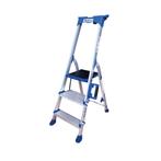 Alumexx Twin-Deck Huishoudtrap, Doe-het-zelf en Bouw, Ladders en Trappen, Verzenden, Nieuw, Trap