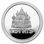 Niue. 2 Dollars 2021 1 oz, Silver Tetris St. Basils