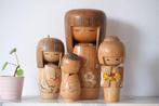 Four Vintage Kokeshi by Kojo Tanaka and Others  - Pop -, Antiek en Kunst