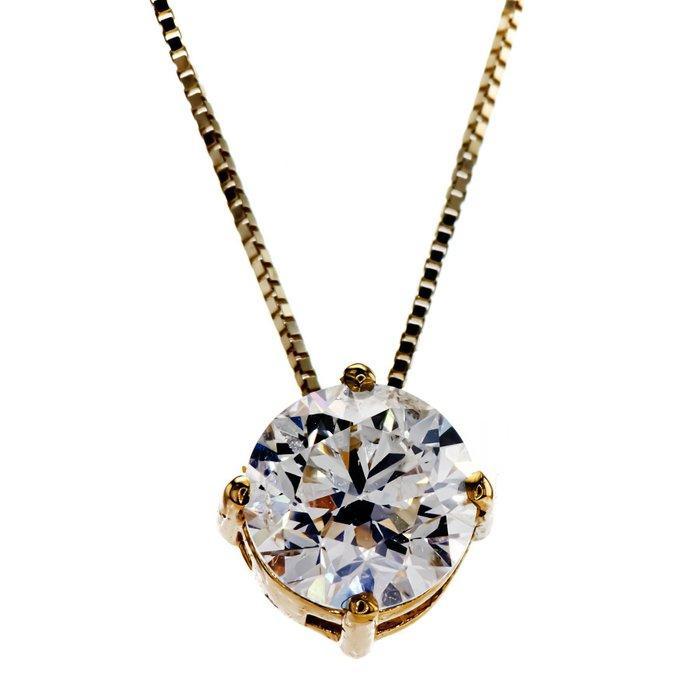 Zonder minimumprijs - Halsketting - 14 karaat Geel goud -, Handtassen en Accessoires, Kettingen