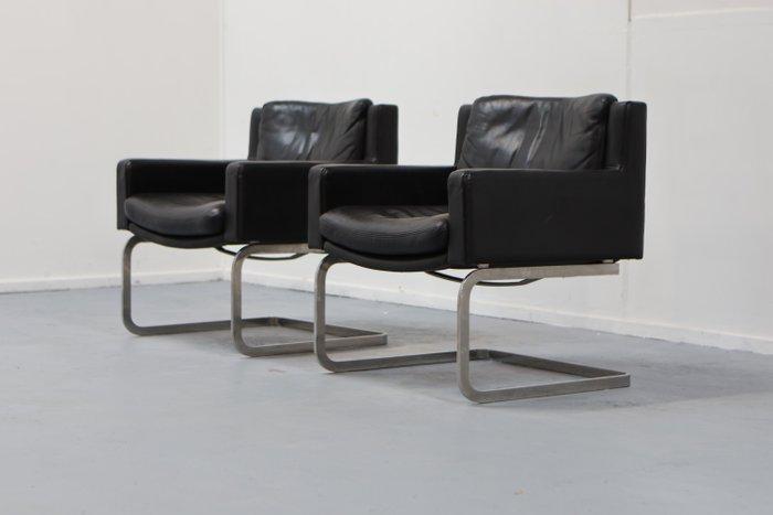de Sede - Robert Haussmann - Fauteuil (2) - RH-201 - Leder,, Antiek en Kunst, Kunst | Designobjecten
