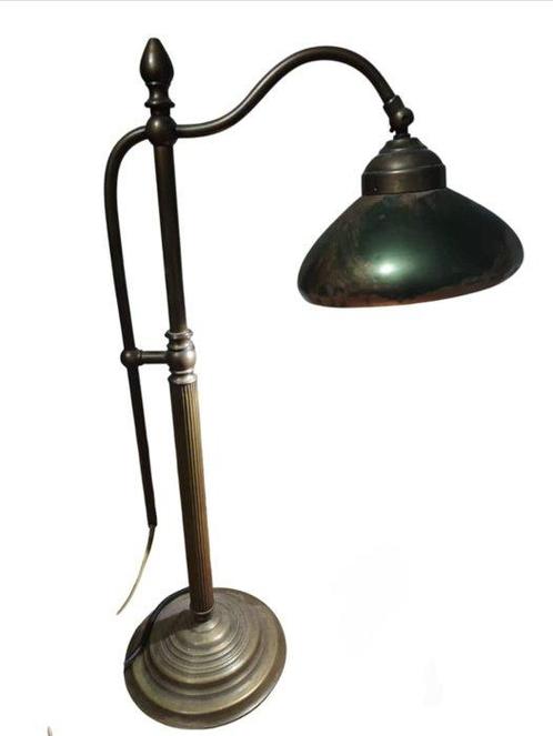 Tafellamp - Messing - Bureau- of schrijftlamp, Antiek en Kunst, Curiosa en Brocante