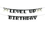 Gaming Party Banner Level Up Birthday 2,5m, Verzenden