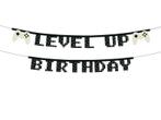 Gaming Party Banner Level Up Birthday 2,5m, Hobby en Vrije tijd, Verzenden, Nieuw