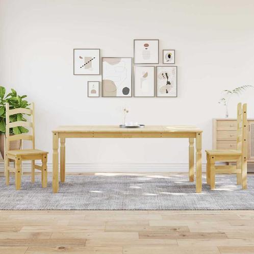 vidaXL 3-delige Eethoek Panama massief grenenhout, Huis en Inrichting, Complete eetkamers, Nieuw, Verzenden