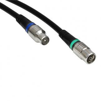 Coax kabel Ziggo - Technetix - 5 meter (Digitaal, Zwart), Informatique & Logiciels, Pc & Câble réseau, Envoi