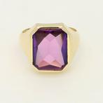 Ring - 14 karaat Geel goud - 9.15ct. tw. - Korund, Handtassen en Accessoires, Ringen, Nieuw