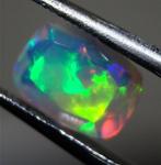 Ct. 3,40 Ethiopische Opalen - Rechthoekige facetgeslepen -