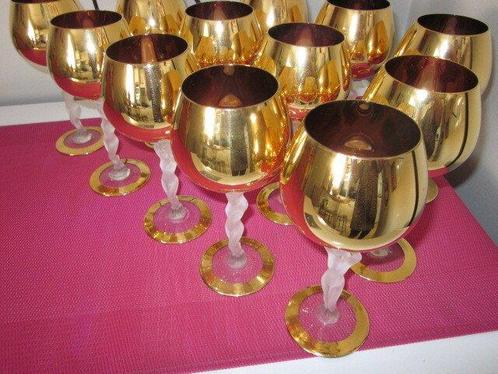 Service de boisson (12) - Cristal - Verre en cristal de, Antiek en Kunst, Antiek | Keukengerei