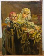 Karel Ooms (1845-1900), nach - Verbotenes Lesen, Antiek en Kunst