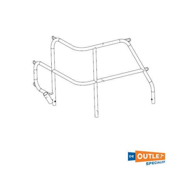 Bieden: Hanse Stainless Steel Marine Stern Rail, Watersport en Boten, Zeilen en Zeiltoebehoren, Ophalen of Verzenden