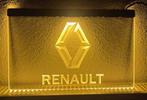 Renault neon bord lamp LED verlichting reclame lichtbak, Verzenden, Nieuw