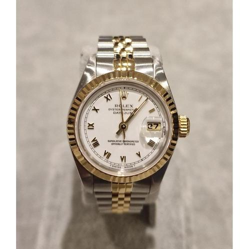Rolex Lady-Datejust 26 69173 uit 1989, Bijoux, Sacs & Beauté, Montres | Femmes, Envoi
