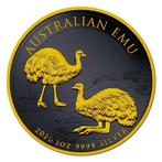Australië. 1 Dollar 2020 Emu - Black Platinum 24kt, 1 Oz, Postzegels en Munten