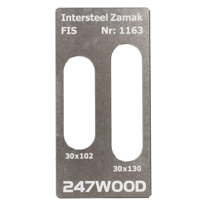 247WOOD FIS inleg 130x30 voor BSW/Intersteel, Doe-het-zelf en Bouw, Hang- en Sluitwerk, Klink of Kruk, Nieuw, Overige materialen