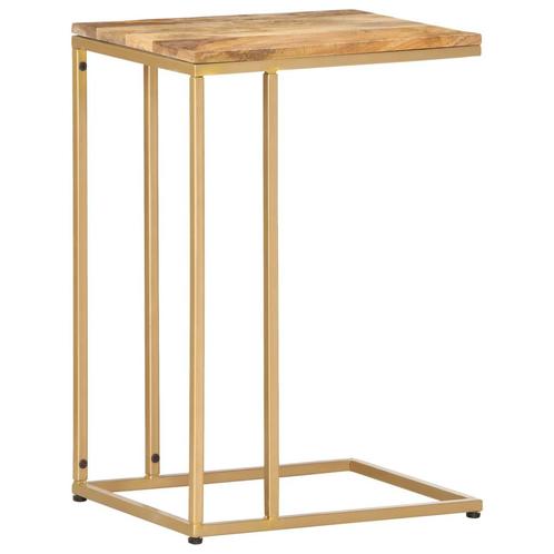 vidaXL Bijzettafel 35x45x65 cm massief mangohout, Huis en Inrichting, Tafels | Bijzettafels, Nieuw, Verzenden
