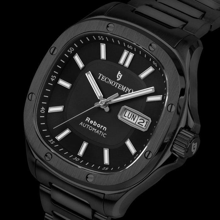 Tecnotempo - Automatic - Reborn - All black - TT.RE.ABB -, Handtassen en Accessoires, Horloges | Heren