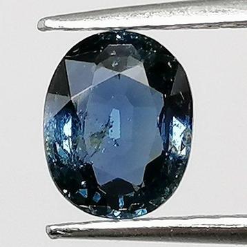 Blauw Saffier  - 0.64 ct - Instituto Gemólogico Español
