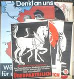 Franz Weiss Siering - Political Poster 2 x CDU Propaganda, Antiquités & Art