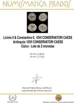 Romeinse Rijk. Liciniu II & Constantino II. Silvered, Postzegels en Munten