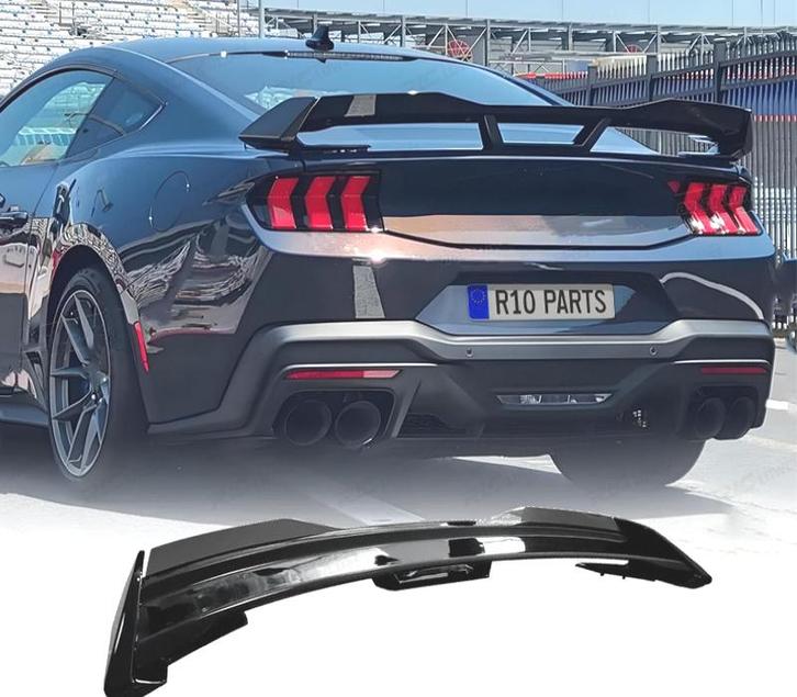 AILERON SPOILER FORD MUSTANG 24- LOOK DARK HORSE WICKER BILL, Auto-onderdelen, Carrosserie, Verzenden