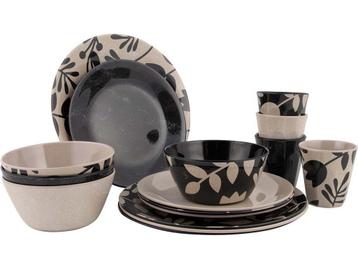 Bo-Camp - Servies - 16-Delig Mix & Match - Beige (16 stuks), Verzenden