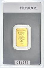 5 gram - Goud .999 - Heraeus - Verzegeld en met certificaat, Timbres & Monnaies, Métaux nobles & Lingots