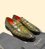Santoni UK12 Alligator - Loafers - Maat: EU 48 - Nieuw in