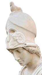 sculptuur, Busto Atena - 40 cm - materiale marmorina van, Antiek en Kunst