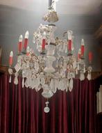 Kroonluchter - Brons, Bergkristal, Legering, Antiek en Kunst