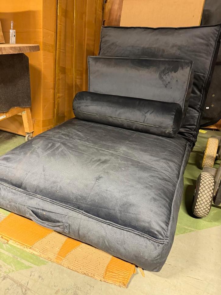 Ligzetel antraciet, Huis en Inrichting, Zetels | Zetels en Chaises Longues, Nieuw