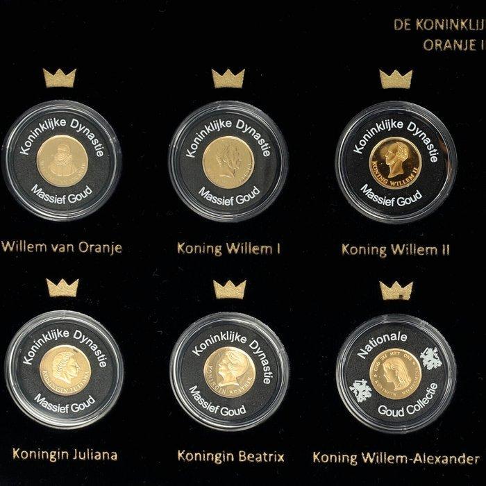 Nederland. Penning + 10 Gulden ND De Koninklijke Dynastie, Postzegels en Munten, Munten | Nederland