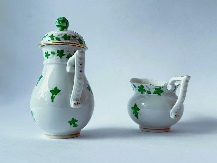 Herend - Koffieservies (2) - Herend Green Grape Pattern, Antiek en Kunst, Antiek | Meubels | Tafels