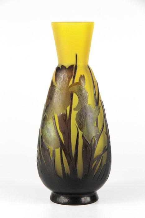 Emile Gallé, Établissements Gallé - Vase  - Verre, Antiek en Kunst, Antiek | Glaswerk en Kristal