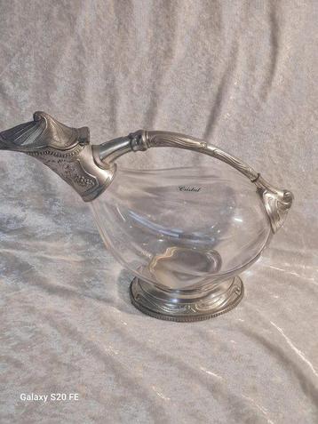 Carafe - Cristal, Étain - Carafe étain et cristal