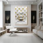 Artxlife - White&Gold Marble Throne Kaws Fortnite [XXL], Nieuw