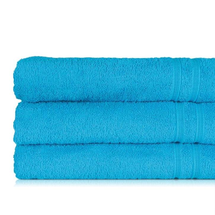 Badlaken Turquoise 70x130cm 100% Katoen - Treb ADH, Maison & Meubles, Salle de bain | Linge de bain & Accessoires, Envoi