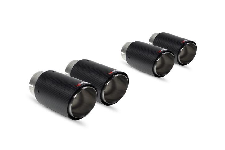 Ascari-upgradekit | Quad 90 mm koolstofvezel Ascari-afwerkin, Autos : Pièces & Accessoires, Systèmes d'échappement, Envoi